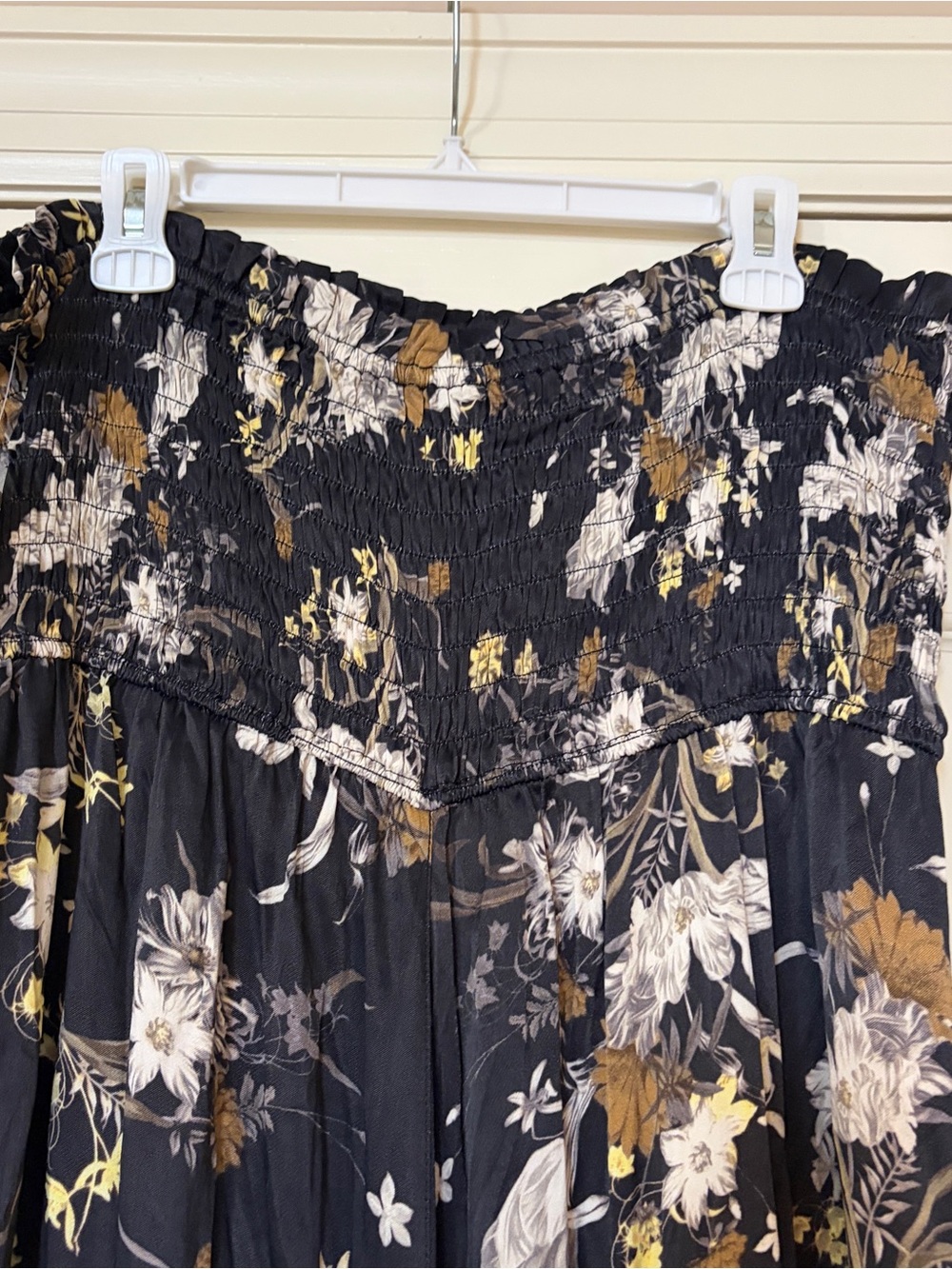 Floral Smocked Strapless Jumpsuit - Picture 5 of 16